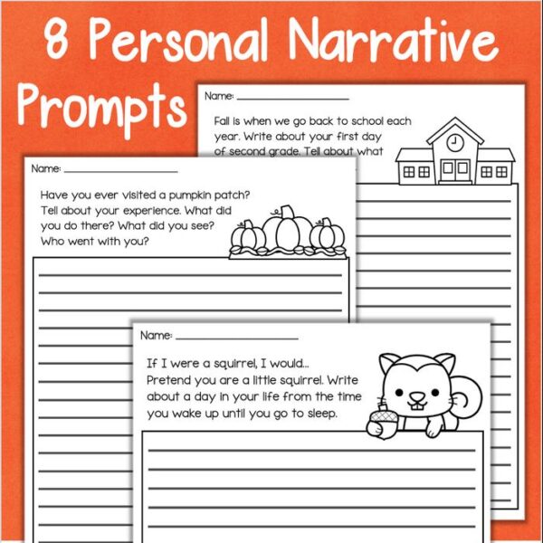 fall writing prompts 2nd grade